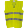 Gilet à 2 bandes haute visibilité