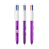 BIC® 4 Couleurs Shine bille
