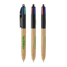 BIC® 4 Couleurs Wood Style