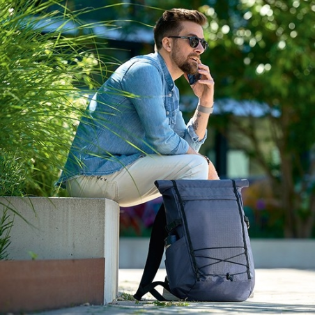 Sac à dos ordinateur recyclé Halfar