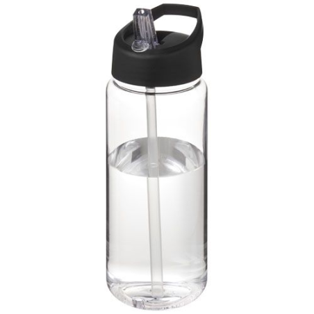 Bouteille de sport H2O Active® Octave Tritan™ de 600 ml avec couvercle à bec verseur