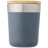Gobelet Lagan de 330 ml en acier inoxydable avec isolation par le vide et couche de cuivre, avec couvercle en bambou