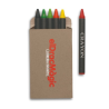 BRABO Etui 6 crayons cire