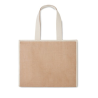 CAMPO DE GELI Sac shopping en toile et jute