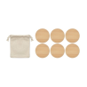 BAYIN SET Lot de 6 sous-verres en bambou