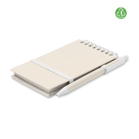 MITO SET Carnet en carton de lait recycl