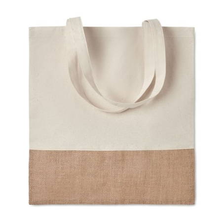 INDIA TOTE Sac à provisions avec jute