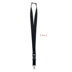 WIDE LANY Lanyard crochet métal 25mm