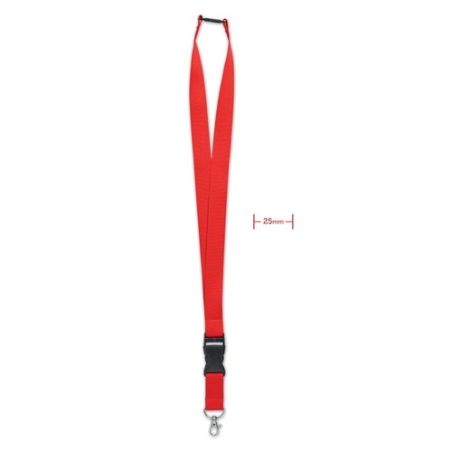 WIDE LANY Lanyard crochet métal 25mm