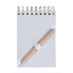 BLOC-NOTES A7 ET CRAYON AGENDA