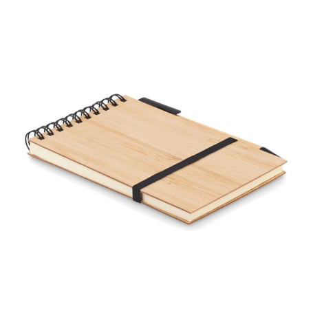 Set de bloc-notes A6 en bambou