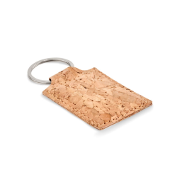 Porte-clés rectangulaire liège