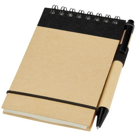 Bloc-notes recyclé format A7 avec stylo Zuse
