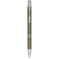 Stylo bille rétractable doux au toucher Moneta (encre e)