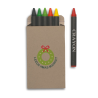 Etui 6 crayons cire