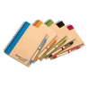 Bloc-notes recyclé et stylo