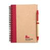 Bloc-notes recyclé et stylo