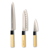 Set 3 couteaux style japonais