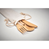 Couverts en bambou avec paille