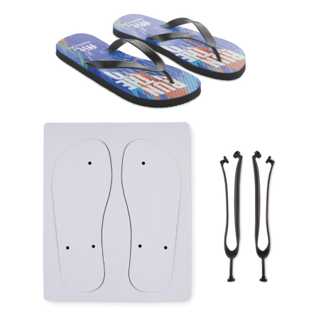 Tongs sublimés, tailles 42-44