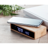 Chargeur sans fil en bambou