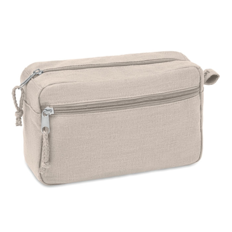 Trousse de toilette en chanvre