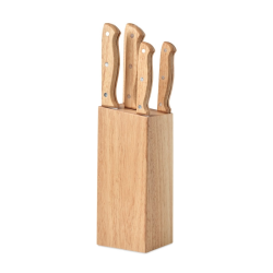 Set de 5 couteaux dans socle
