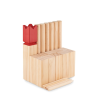 Jeu de lancer en bois de pin