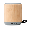 Haut-parleur sans fil en bambou