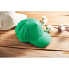 Casquette coton bio 250gr/m²
