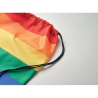 Sac à cordon arc-en-ciel  RPET