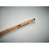 Stylo niveau à bulle en bambou