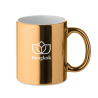 Tasse en céramique métalisée