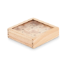 Jeu de labyrinthe en pin
