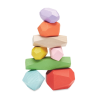 8 Pieces en bois empilables