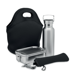 Set à déjeuner en acier inox