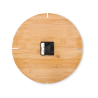 Horloge murale en bambou