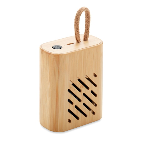 Haut-parleur sans fil bambou 3W