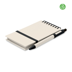 Carnet en carton de lait recycl