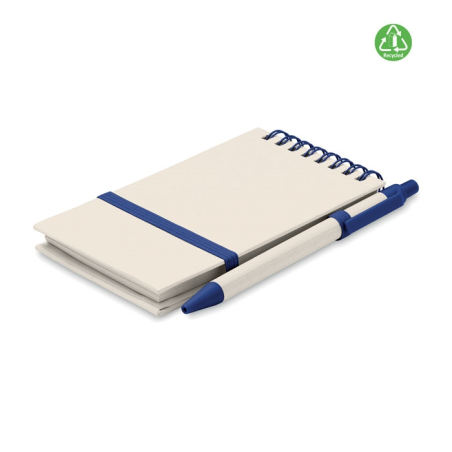 Carnet en carton de lait recycl