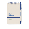 Carnet en carton de lait recycl