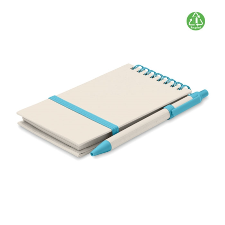 Carnet en carton de lait recycl