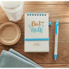 Carnet en carton de lait recycl