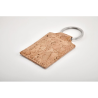 Porte-clés rectangulaire liège