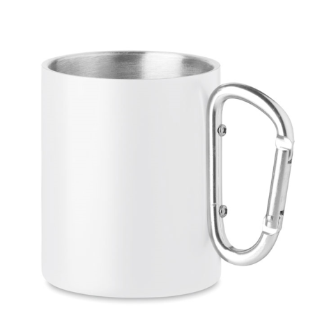 Mug en métal anse mousqueton