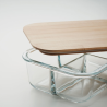 Lunchbox en verre et bambou