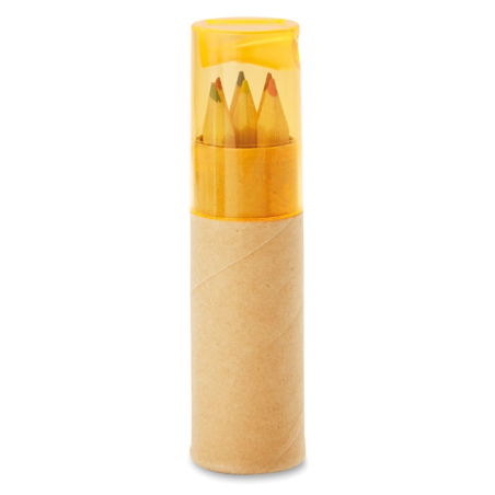 Tube de 6 crayons de couleur