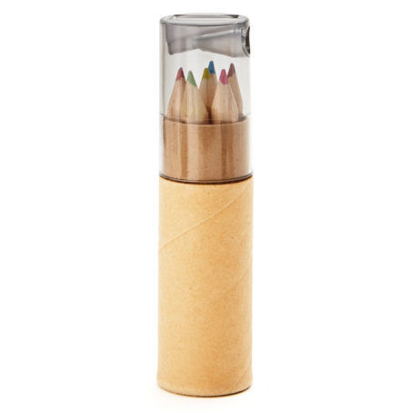 Tube de 6 crayons de couleur