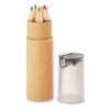 Tube de 6 crayons de couleur