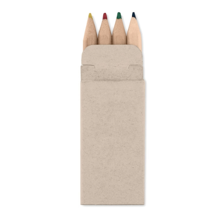 4 coloured pencils